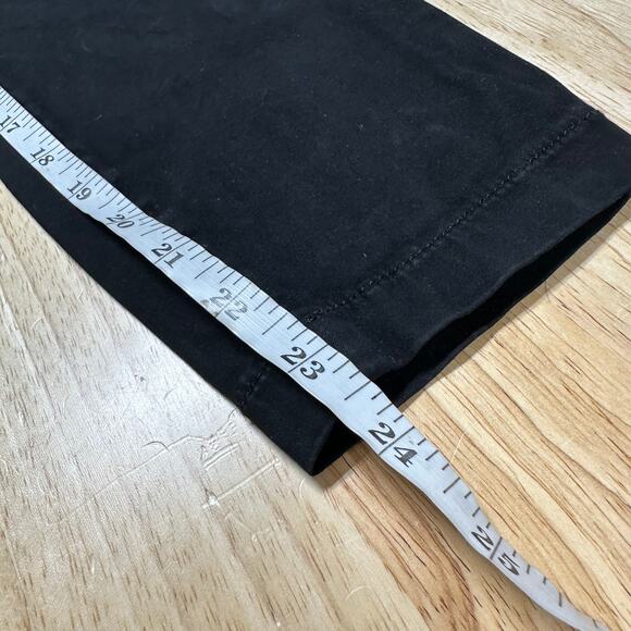 L'AGENCE NWT Rosalie High Rise Pedal Pusher Pant Crop Black Size S Elastic Waist - Picture 10 of 10